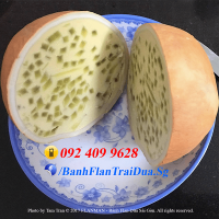 Vietnamese Vanilla Coconut  Jelly Flan Cake